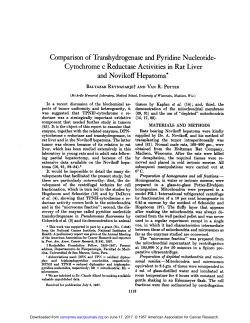 Comparison of Transhydrogenase and Pyridine Nucleotide