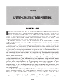 RadioMetRic dating - Origins - Faith Alive Christian Resources