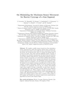 On Minimizing the Maximum Sensor Movement for Barrier Coverage