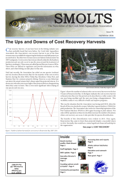 Smolts Issue 76 - Cook Inlet Aquaculture Association