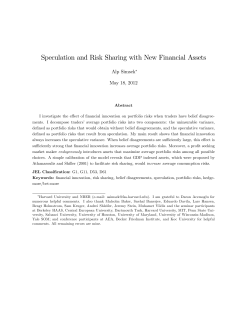 Speculation and Risk Sharing with New Financial Assets