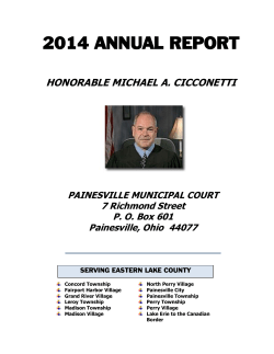 annual report - Painesville Municipal Court