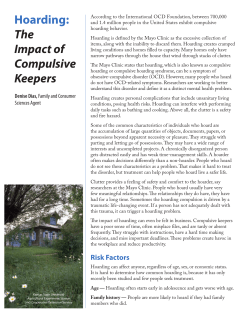 MF2990 Hoarding: The Impact of Compulsive