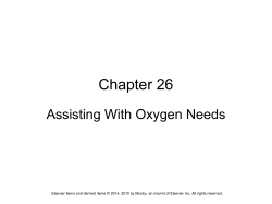 Chapter 26 Assisting with Oxygen