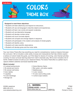 Colors - Lakeshore Learning