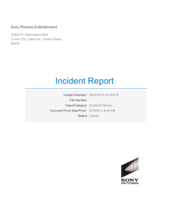 Incident Report