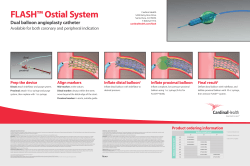 Dual balloon angioplasty catheter