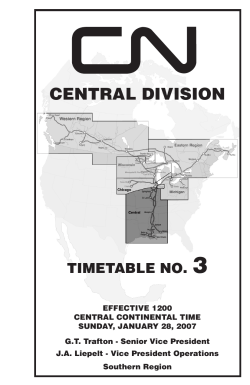 CN Central Division ETT #3 1-28-2007