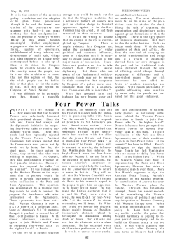 Four Power Talks