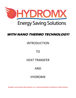 with nano thermo technology! introduction to heat transfer and