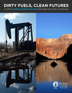 Dirty Fuels, CleAN Futures