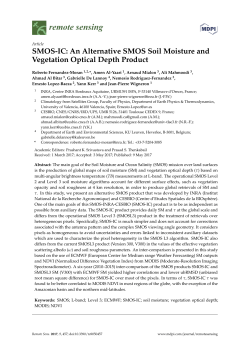 SMOS-IC: An Alternative SMOS Soil Moisture and Vegetation