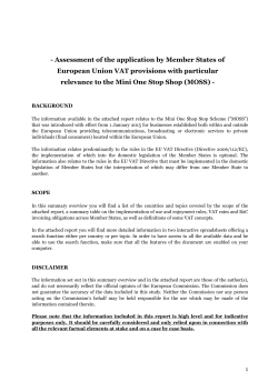 Overview - European Commission