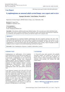 Lymphangioma an unusual adult scrotal lump