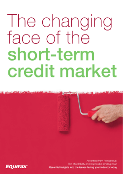 The changing face of the short-term credit market