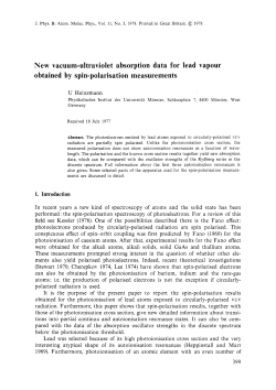 New vacuum-ultraviolet absorption data for lead vapour obtained by