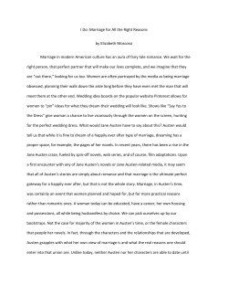 I Do: Marriage for All the Right Reasons by Elizabeth Moscoso