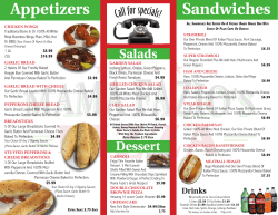 Sandwiches Appetizers