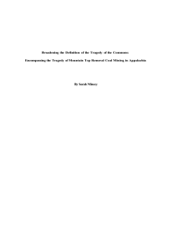 Broadening the Definition of the Tragedy of the Commons