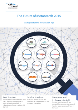 The Future of Metasearch 2015