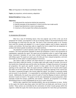 Jet Propulsion in the Natural and Modern World