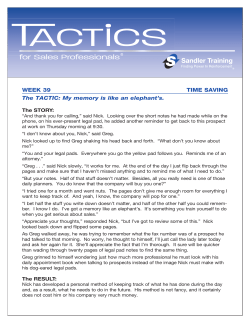 Tactics Series B (Blue) - The Ruby Group