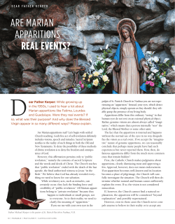 ARE MARIAN APPARITIONS REAL EVENTS?