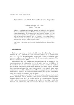 Approximate Graphical Methods for Inverse Regression