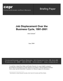 labor_market_2004_07.. - The Center for Economic and Policy