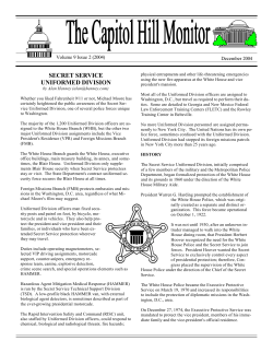 SECRET SERVICE UNIFORMED DIVISION