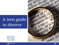 A teen guide to divorce