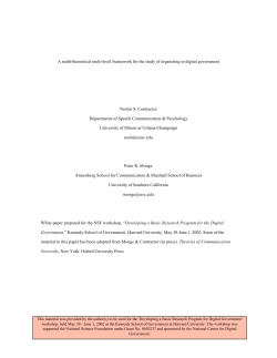 A multi-theoretical multi-level framework for the study of organizing