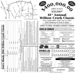 41st Annual Willow Creek Classic