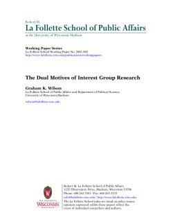 The Dual Motives of Interest Group Research