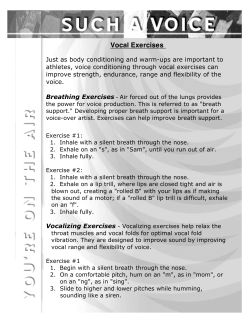 Vocal Exercises