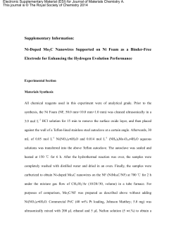 Supplementary Information - Royal Society of Chemistry