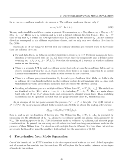 Factorization from Mode Separation
