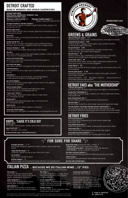 DETROIT FRIES - Atwater Beer