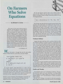 Equations - AgEcon Search