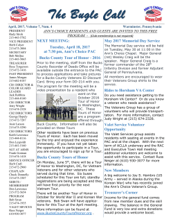 The Bugle Call - Anns Choice Resident Activity