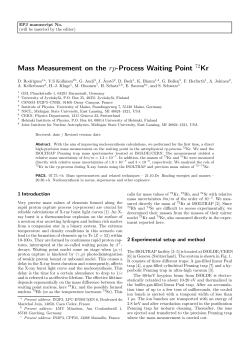 Mass Measurement on the rp-Process Waiting Point Kr