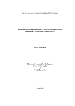 i Curtin University Sustainability Policy (CUSP) Institute Social