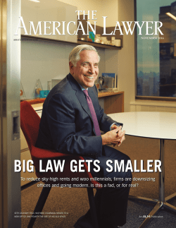 Big law gets smaller