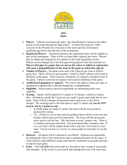 JMC Rules - Mentoring Works Washington