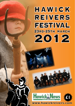 hawick reivers festival 2012