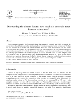 Discounting the distant future: how much do uncertain rates increase