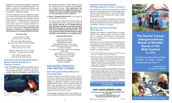 brochure PDF - Rachel Carson Landmark Alliance