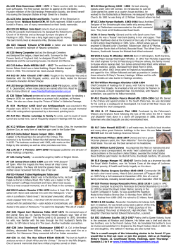 Link to details of graves marked on map