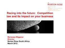 General Principles of Competition Law