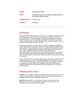 Introduction Definition of Key Terms